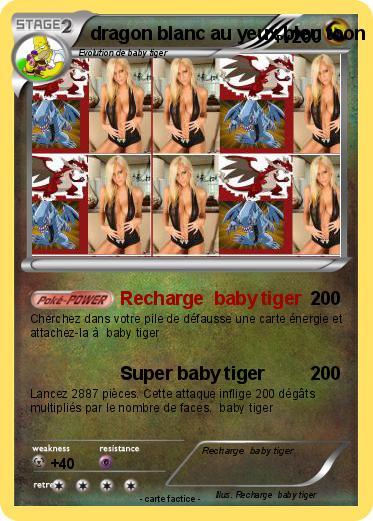 Pokemon dragon blanc au yeux bleu toon