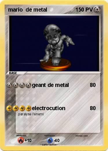 Pokemon mario  de metal