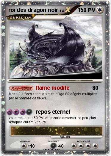 Pokemon roi des dragon noir