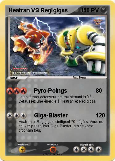 Pokemon Heatran VS Regigigas Pokemon Heatran VS Regigigas