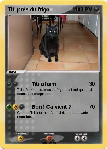 Pokemon Titi près du frigo