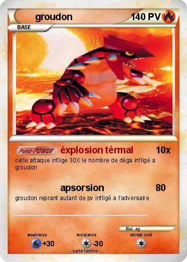 Pokemon groudon