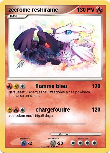 Pokemon zecrome reshirame