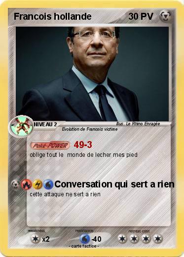Pokemon Francois hollande