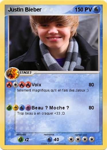 Pokemon Justin Bieber