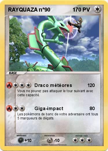 Pokemon RAYQUAZA n°90               1
