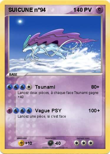 Pokemon SUICUNE n°94                  1