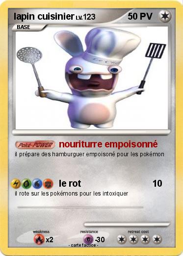 Pokemon lapin cuisinier