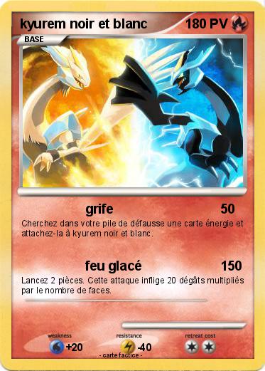 Pokemon kyurem noir et blanc