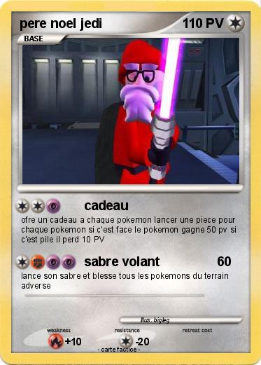 Pokemon pere noel jedi