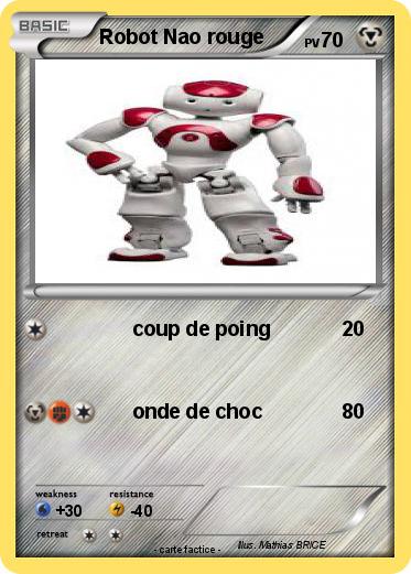 Pokemon Robot Nao rouge