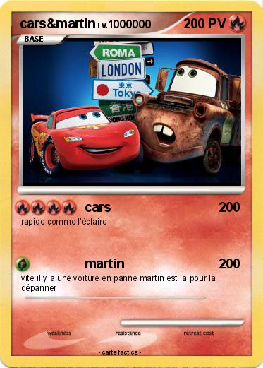 Pokemon cars&martin