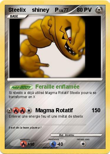 Pokemon Steelix    shiney    P