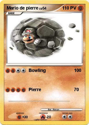 Pokemon Mario de pierre
