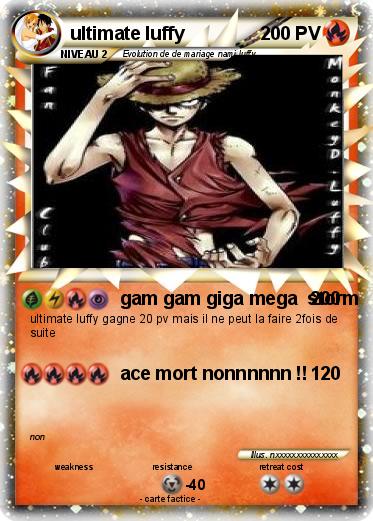 Pokemon ultimate luffy