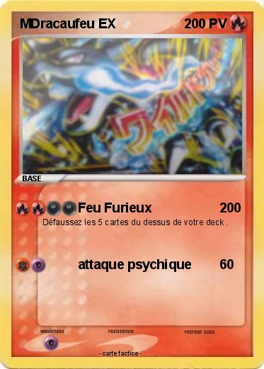 Pokemon MDracaufeu EX