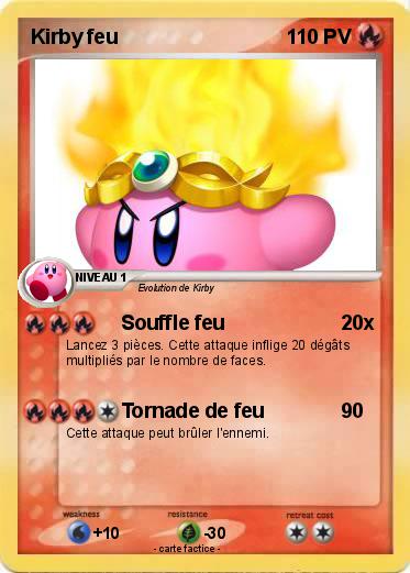 Pokemon Kirby feu