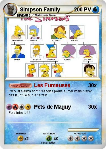 Pokemon Simpson Family
