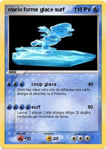 Pokemon mario forme glace surf