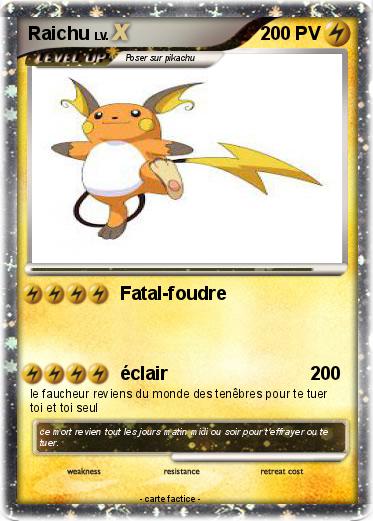 Pokemon Raichu