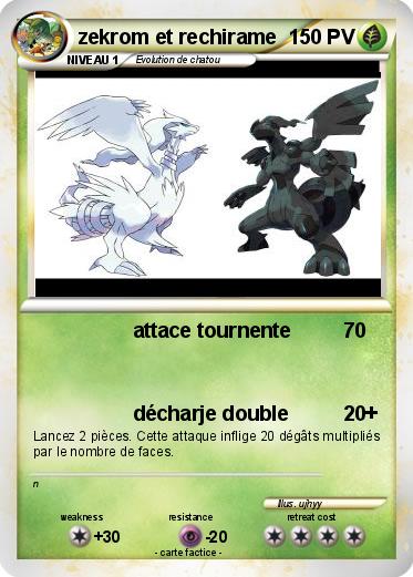 Pokemon zekrom et rechirame