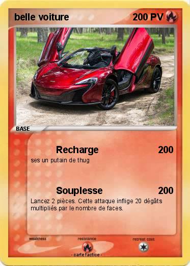 Pokemon belle voiture