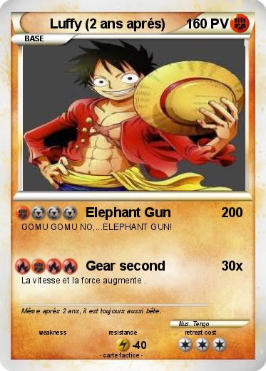Pokemon Luffy (2 ans aprés)