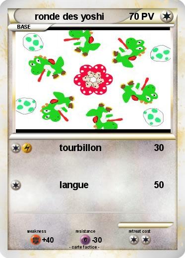 Pokemon ronde des yoshi