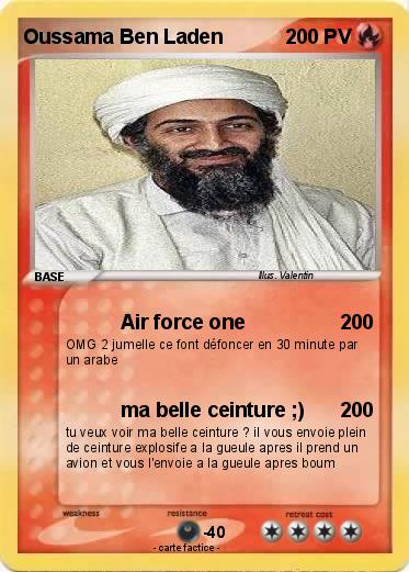Pokemon Oussama Ben Laden