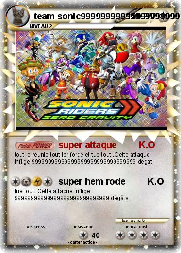Pokemon team sonic99999999999999999999999