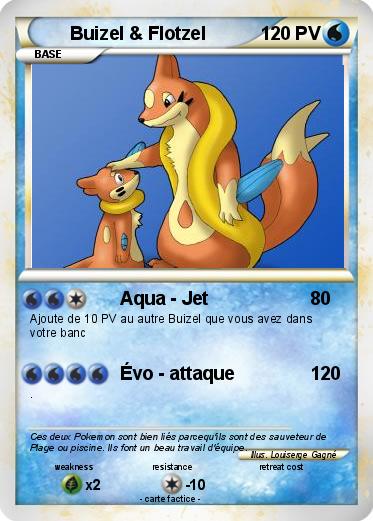 Pokemon Buizel & Flotzel