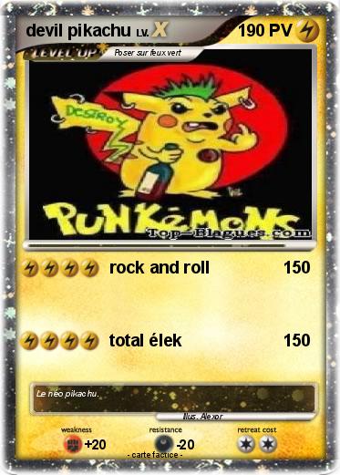 Pokemon devil pikachu