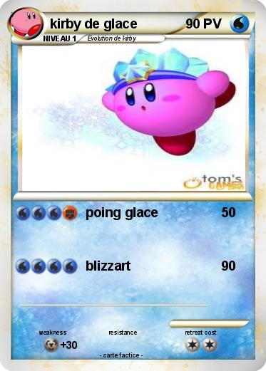 Pokemon kirby de glace