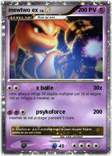 Pokemon mewtwo ex