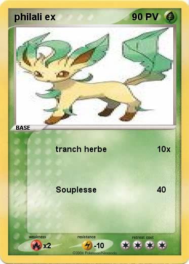 Pokemon philali ex