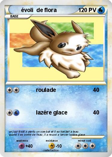 Pokemon évoli  de flora