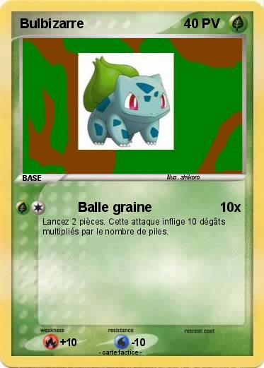 Pokemon Bulbizarre