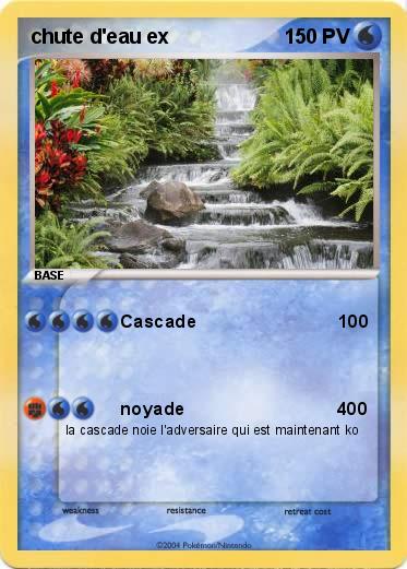 Pokemon chute d'eau ex   