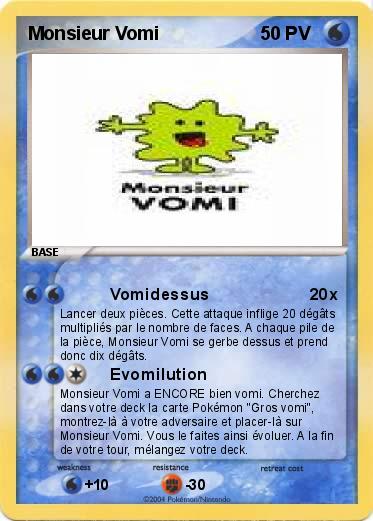 Pokemon Monsieur Vomi