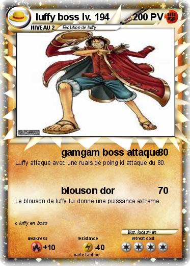 Pokemon luffy boss lv. 194