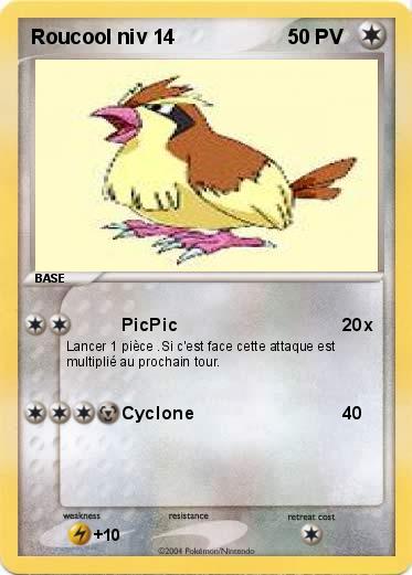 Pokemon Roucool niv 14