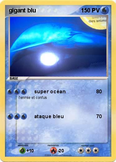 Pokemon gigant blu
