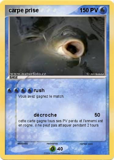 Pokemon carpe prise