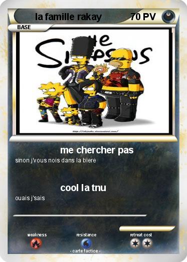 Pokemon la famille rakay