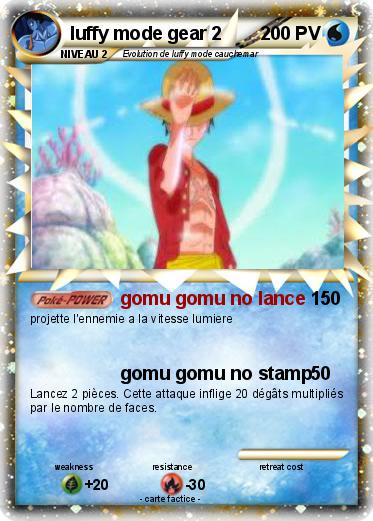 Pokemon luffy mode gear 2