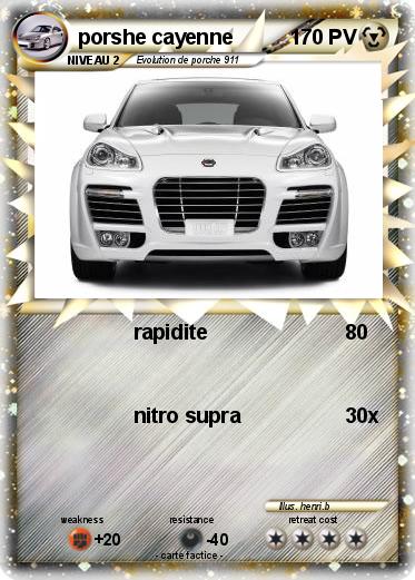 Pokemon porshe cayenne
