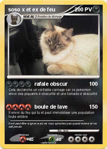 Pokemon soso x et ex de feu