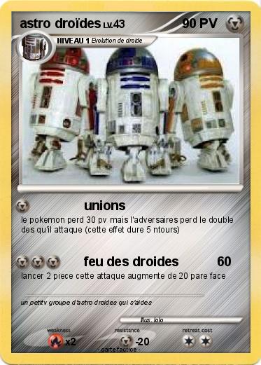 Pokemon astro droïdes