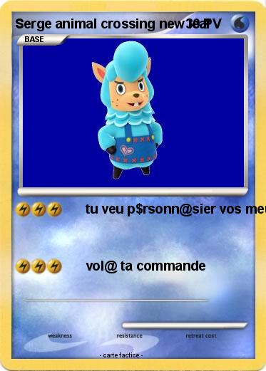 Pokemon Serge animal crossing new leaf