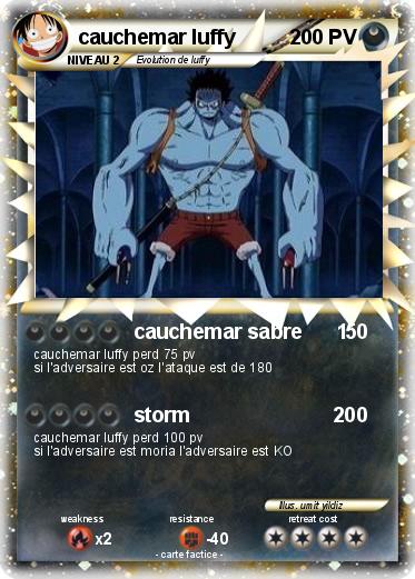 Pokemon cauchemar luffy
